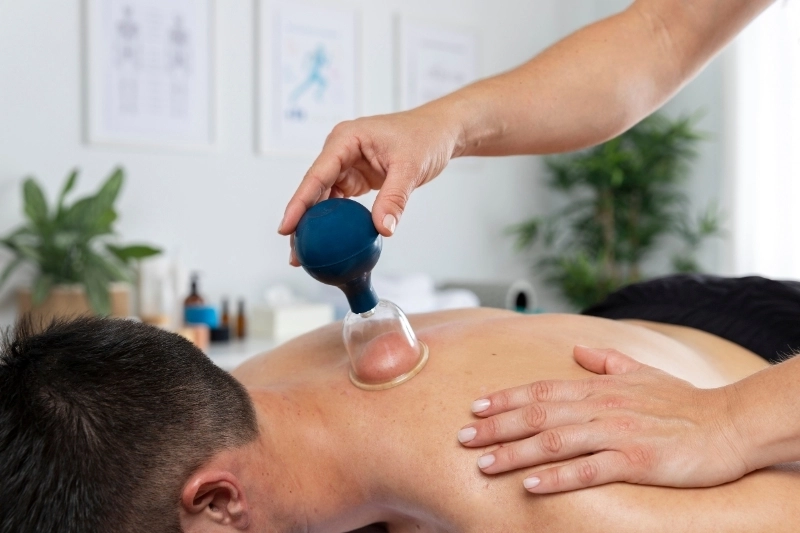 Fisioterapia com Ventosaterapia